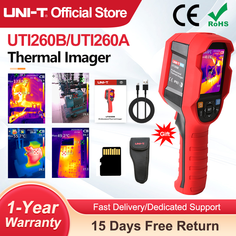 Thermal Imaging Camera 256X192 - UNI-T UTI260B UTI260A كاميرا التصوير الحراري