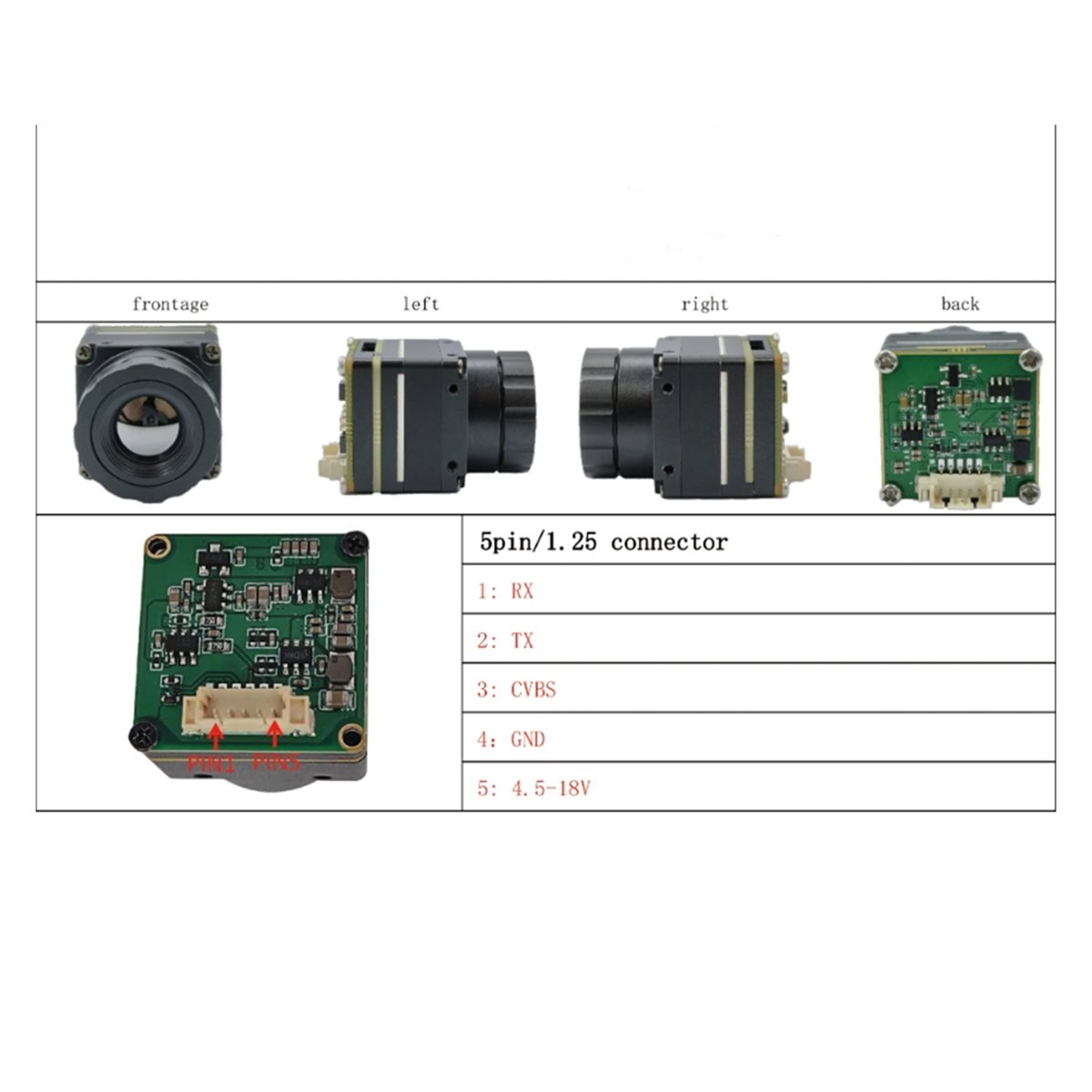 Thermal Imaging Camera 256X192 - وحدة تصوير حراري بالأشعة تحت الحمراء