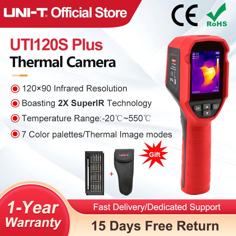 Nf 521 Thermal Imaging Camera - كاميرا التصوير الحراري UNI-T UTI120S+ بدقة