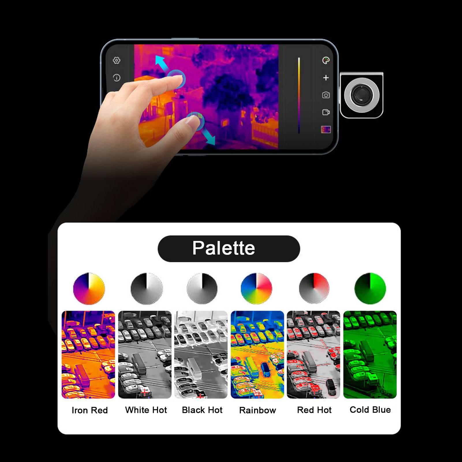 Thermal Imaging Camera 256X192 - كاميرا حرارية دقة 256 × 192