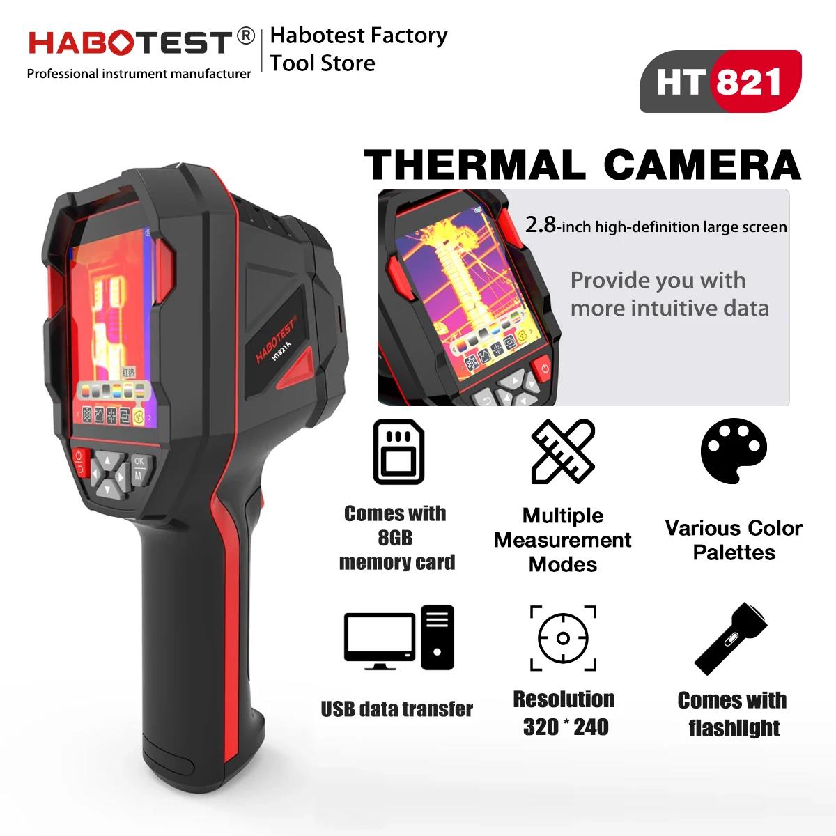 Nf 521 Thermal Imaging Camera - HABOTEST HT821A كاميرا حرارية 96X96 بكسل