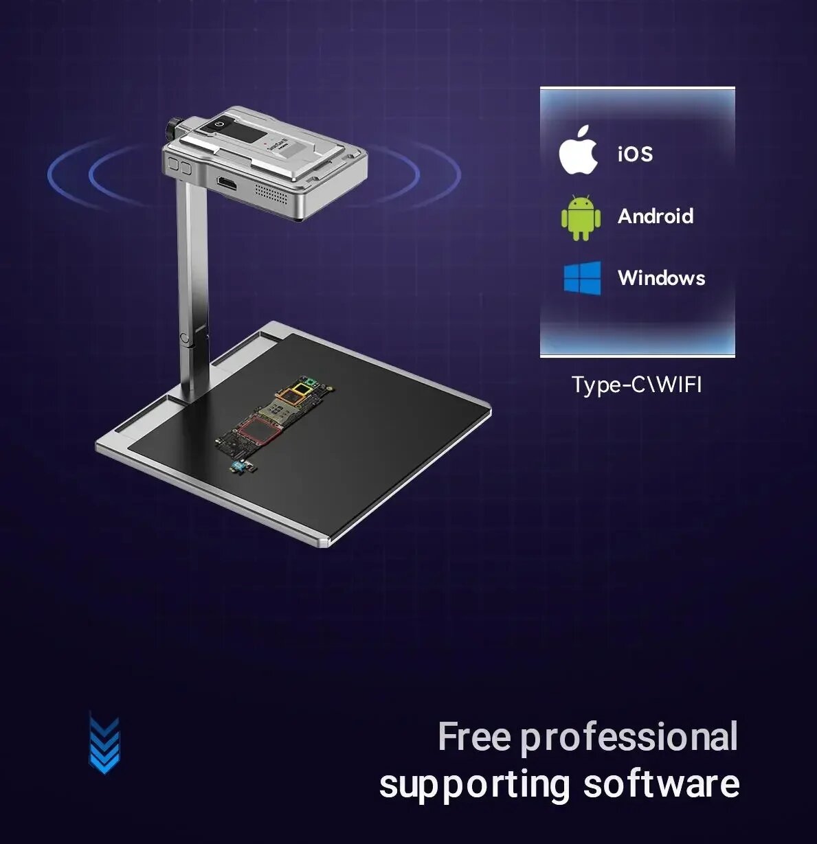 Pcb Short Circuit Thermal Diagnostics - LANGCHI SHIRYCAN III 4K معدات التصوير