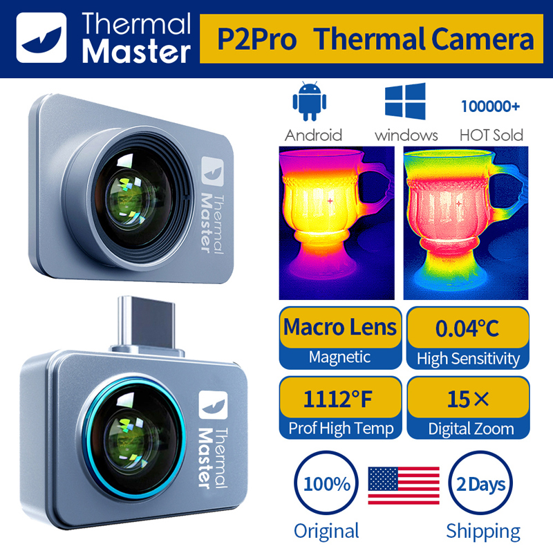 كاميرا تصوير حراري P2//P2Pro م - مراجعة Infiray P2 Pro Macro Lens وسعره