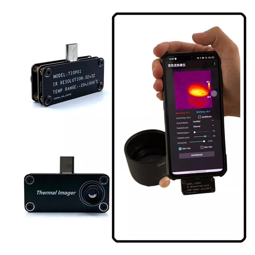 عرض خاص: كاميرا تصوير حراري با - مراجعة Tiop01 Thermal Camera وسعره