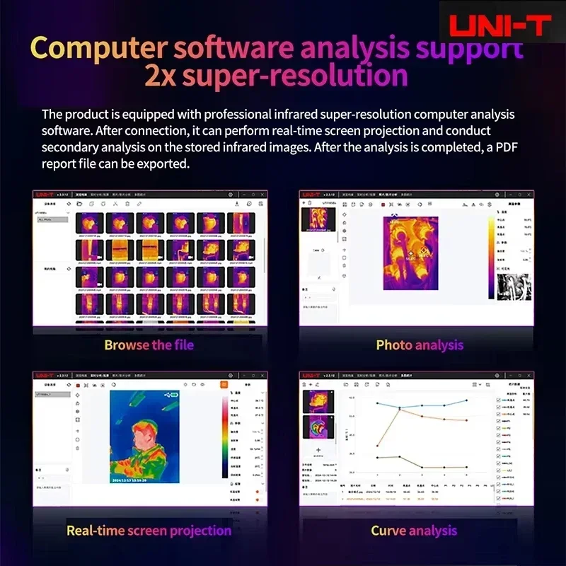 كاميرا تصوير حراري محمولة UNI- - مراجعة Nf 521 Thermal Imaging Camera وسعره