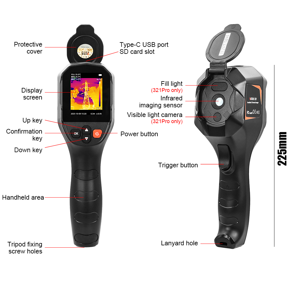 كاميرا تصوير حراري بالأشعة تحت - مراجعة Nf 521 Thermal Imaging Camera وسعره