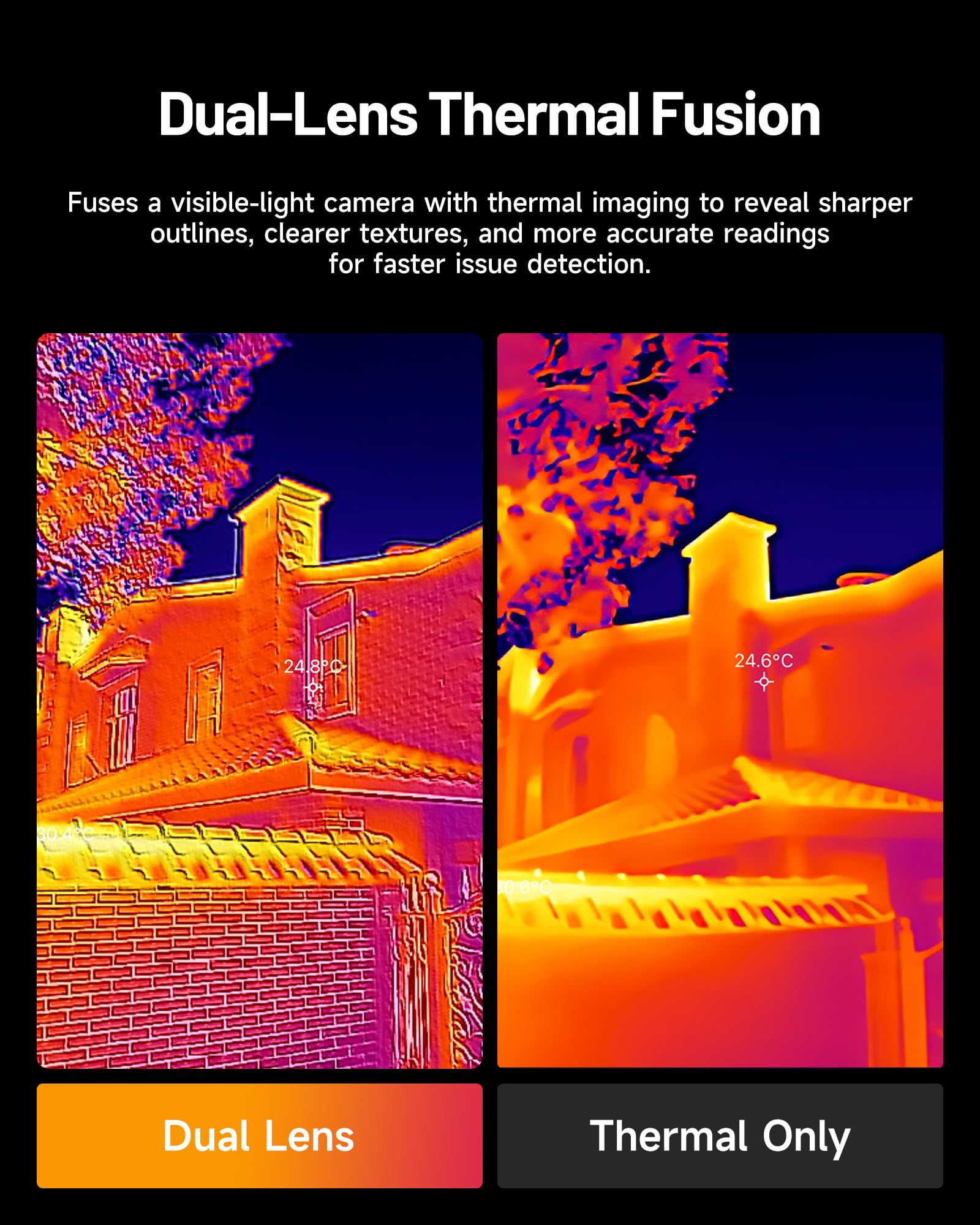 كاميرا حرارية ثنائية العدسة TO - مراجعة Thermal Imaging Camera 256X192 وسعره
