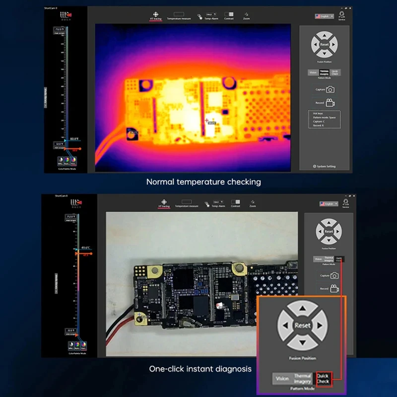 كاميرا تصوير حراري بالأشعة تحت - مراجعة Shortcam Thermal Imaging Pcb وسعره
