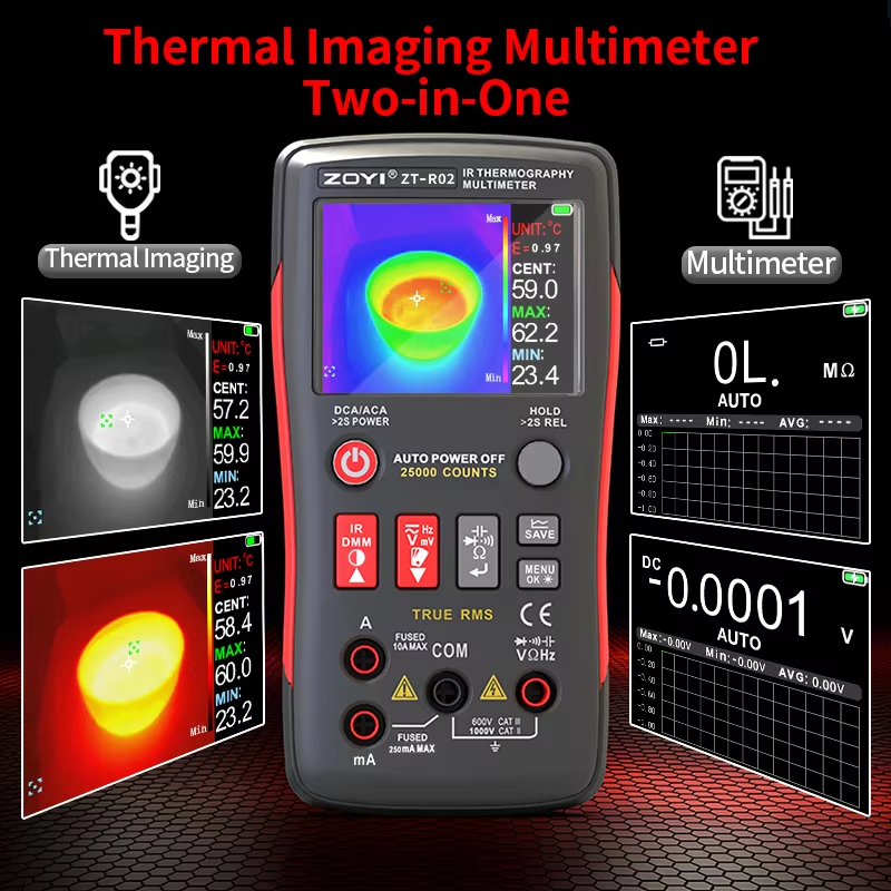 ZOYI R02 مقياس حراري متكامل: د - مراجعة Nf 521 Thermal Imaging Camera وسعره