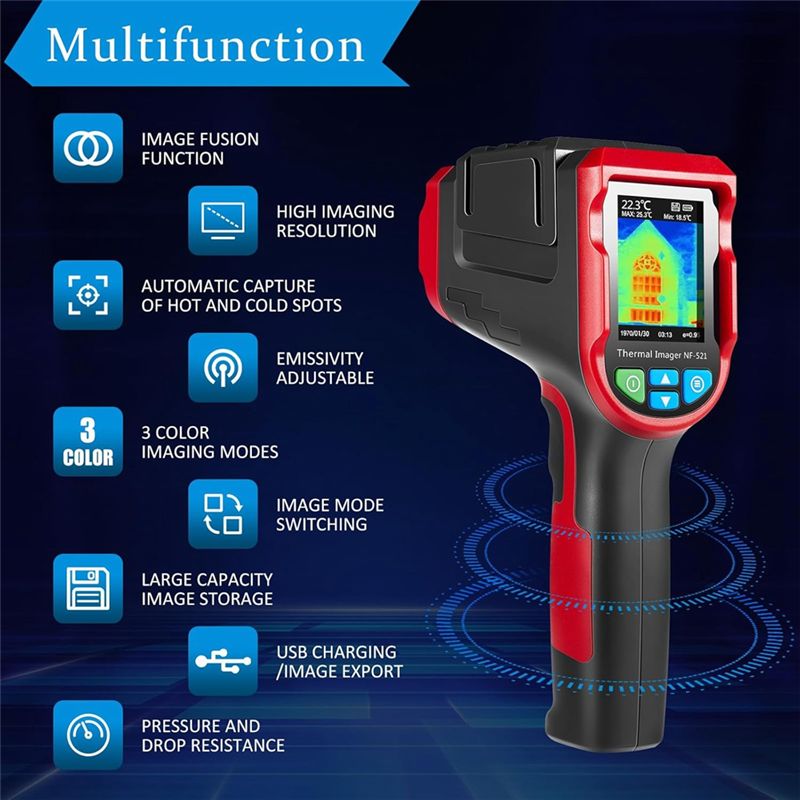 كاميرا حرارية محمولة جديدة طرا - مراجعة Nf 521 Thermal Imaging Camera وسعره