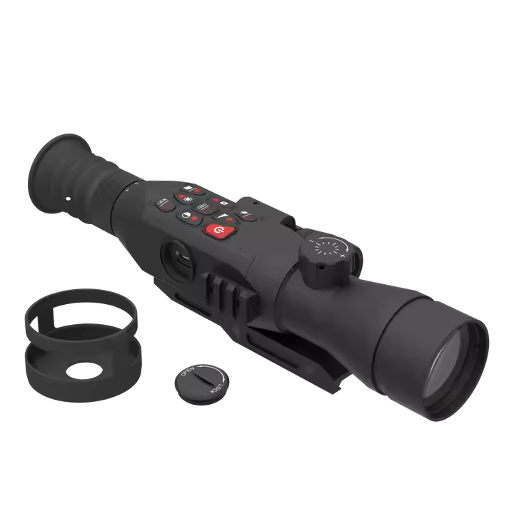 1-4x NVE-E53 نطاق الرؤية الليل - مراجعة Thermal Scope Night Vision Monocular وسعره