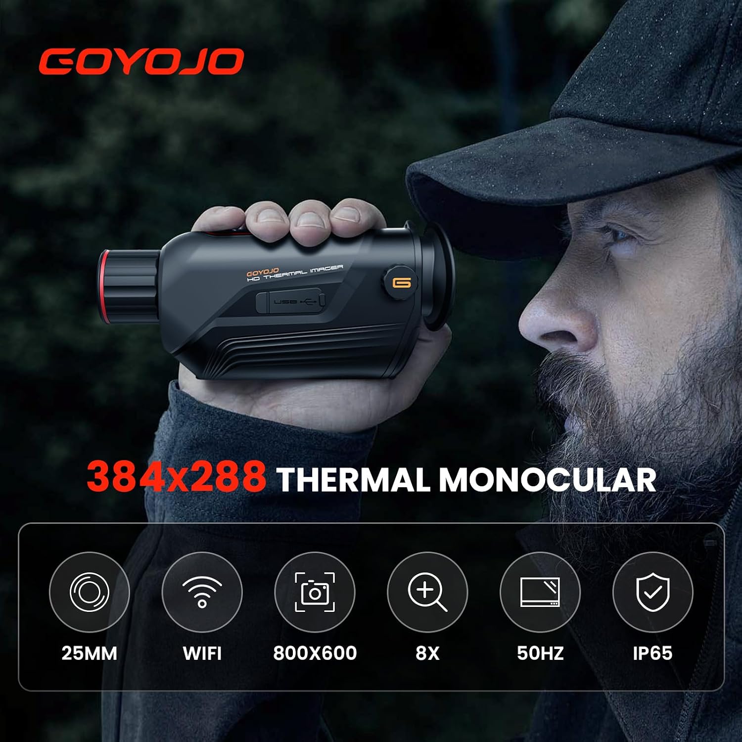 منظار حراري GOYOJO G325 G315 ل - مراجعة Thermal Scope Night Vision Monocular وسعره