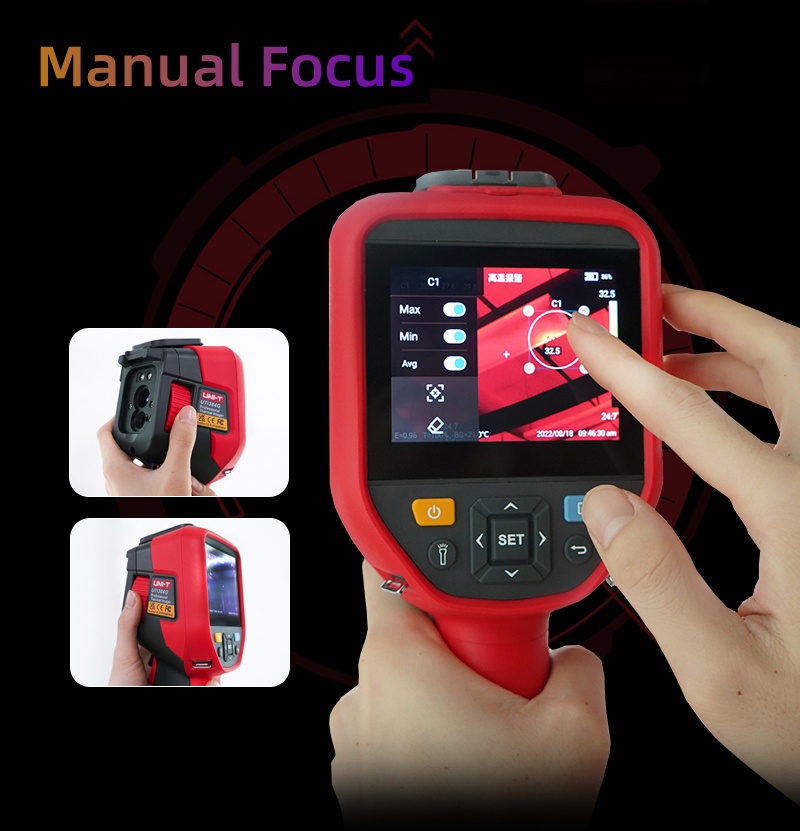 كاميرا حرارية احترافية UNI-T U - مراجعة Thermal Camera Type C 384X288 وسعره