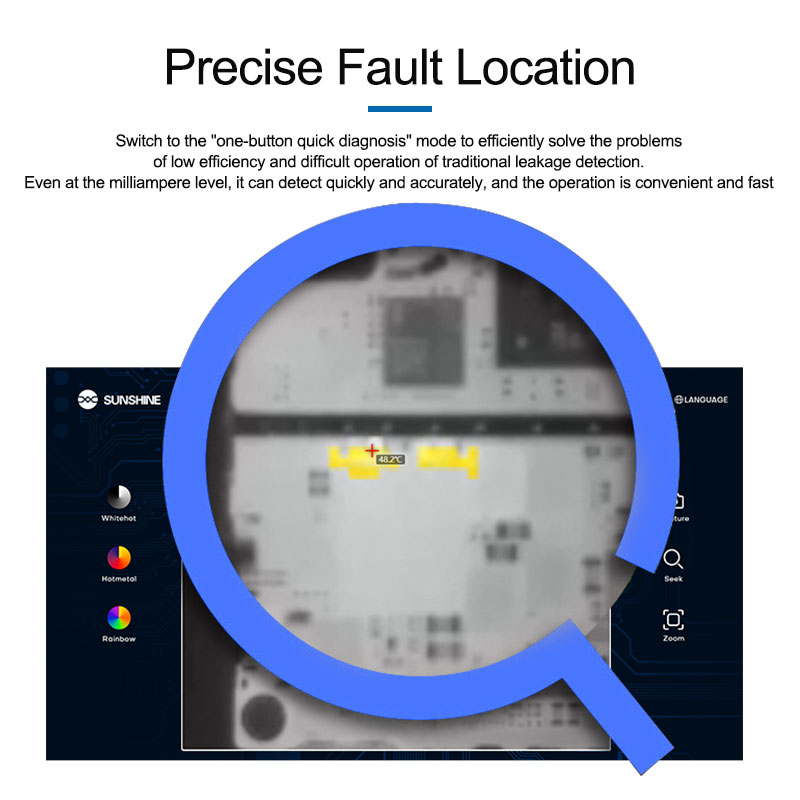 SUNSHINE TB-03S كاميرا حرارية  - مراجعة Shortcam Thermal Imaging Pcb وسعره
