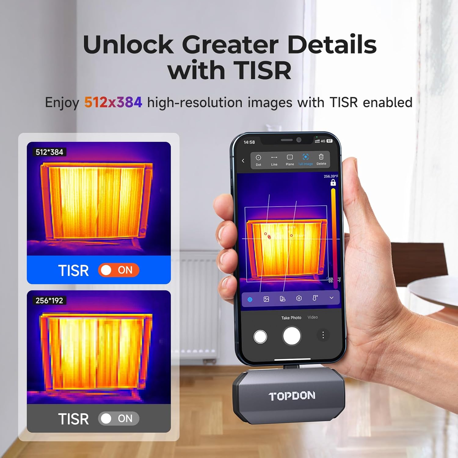 كاميرا حرارية TOPDON TC001/TC0 - مراجعة Topdon Tc001 Thermal Camera وسعره