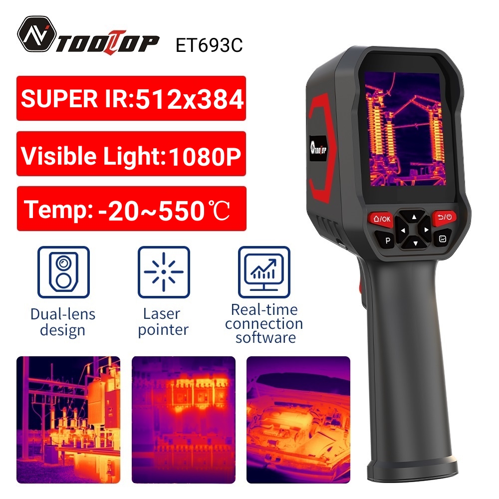 كاميرا حرارية TOOLTOP ET693C ف - مراجعة Nf 521 Thermal Imaging Camera وسعره