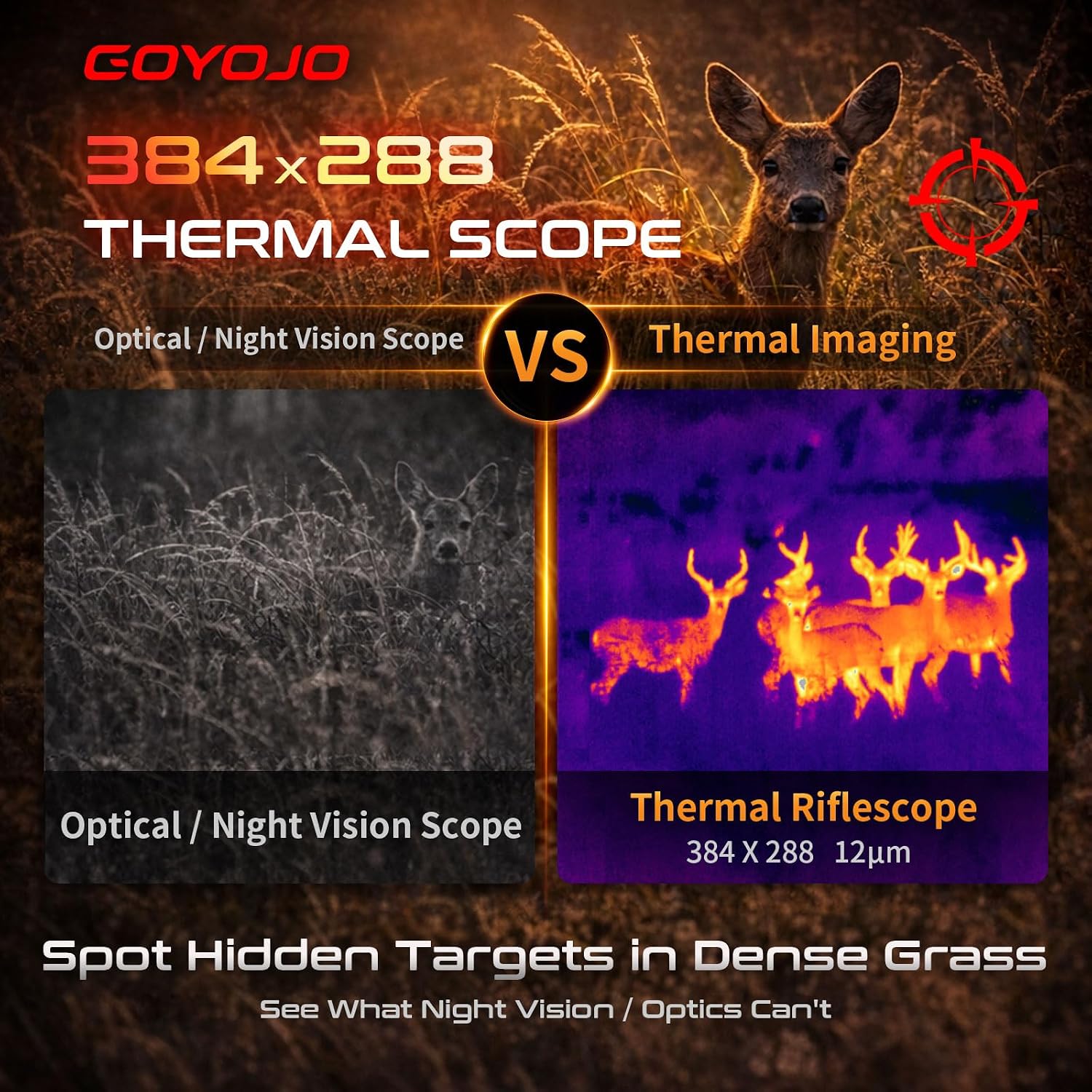 منظار حراري GOYOJO G325 G315 ل - مراجعة Thermal Scope Night Vision Monocular وسعره